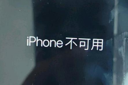 木兰苹果服务网点分享锁屏界面显示“iPhone 不可用”如何解决 